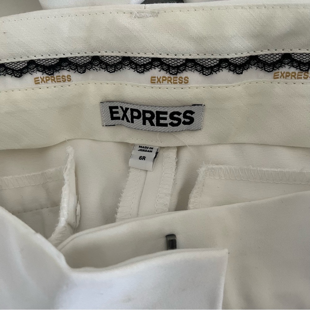 Express Elegant White Trousers - image 6